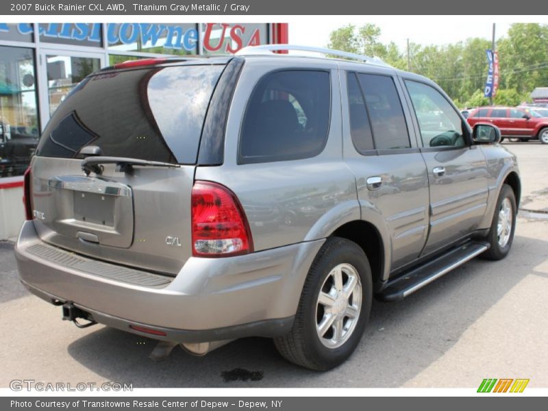 Titanium Gray Metallic / Gray 2007 Buick Rainier CXL AWD