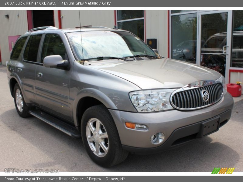 Titanium Gray Metallic / Gray 2007 Buick Rainier CXL AWD