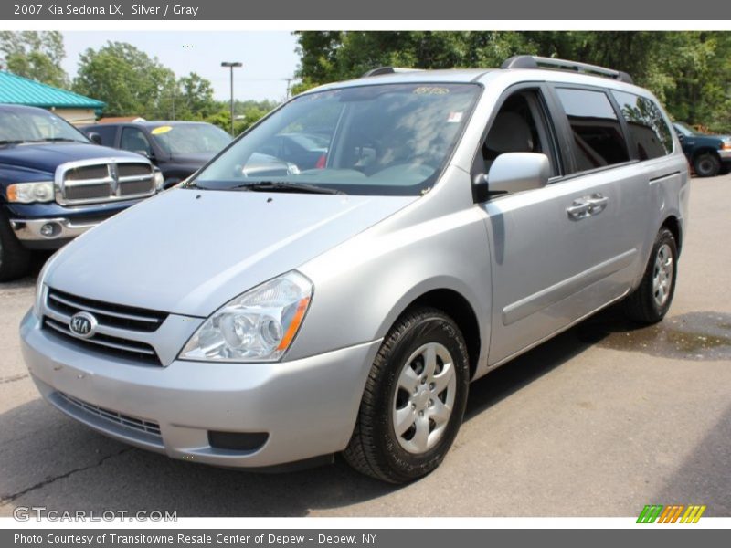 Silver / Gray 2007 Kia Sedona LX