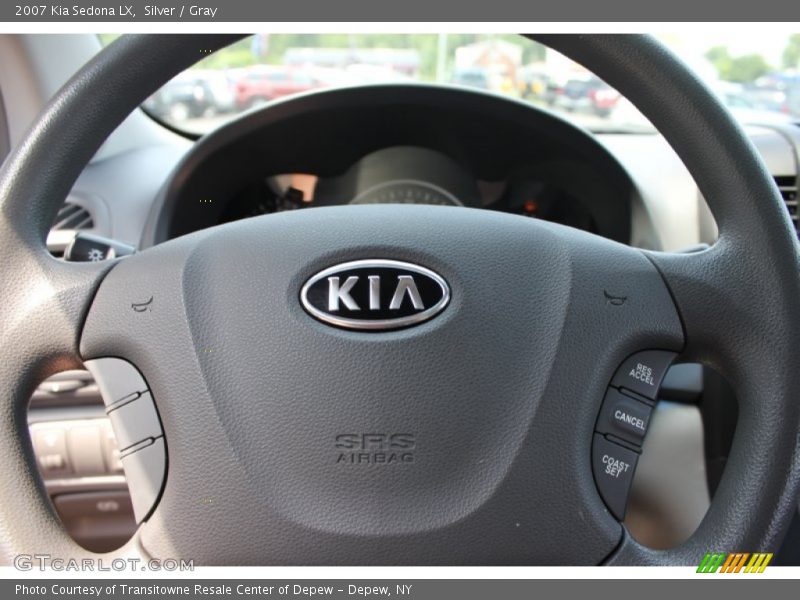 Silver / Gray 2007 Kia Sedona LX