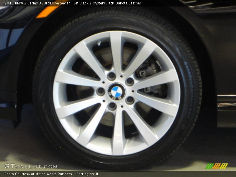 Jet Black / Oyster/Black Dakota Leather 2011 BMW 3 Series 328i xDrive Sedan