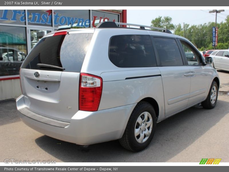 Silver / Gray 2007 Kia Sedona LX