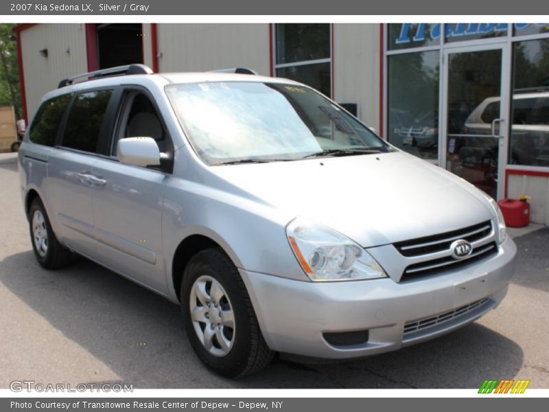 Silver / Gray 2007 Kia Sedona LX
