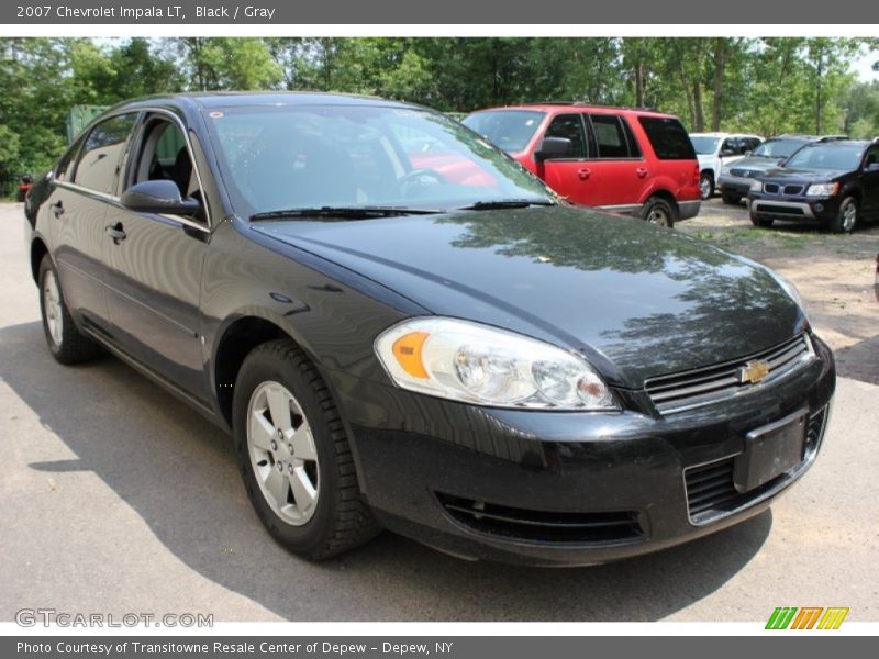 Black / Gray 2007 Chevrolet Impala LT