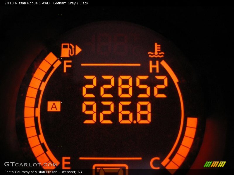 Gotham Gray / Black 2010 Nissan Rogue S AWD