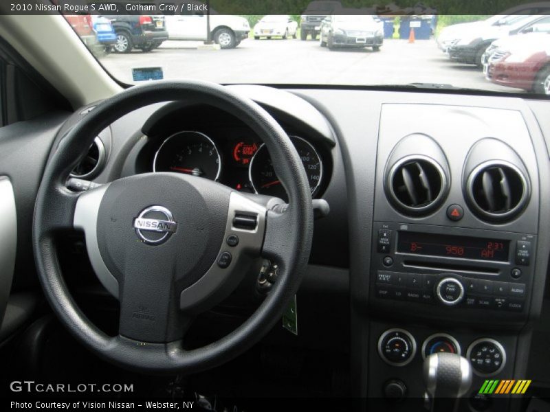 Gotham Gray / Black 2010 Nissan Rogue S AWD