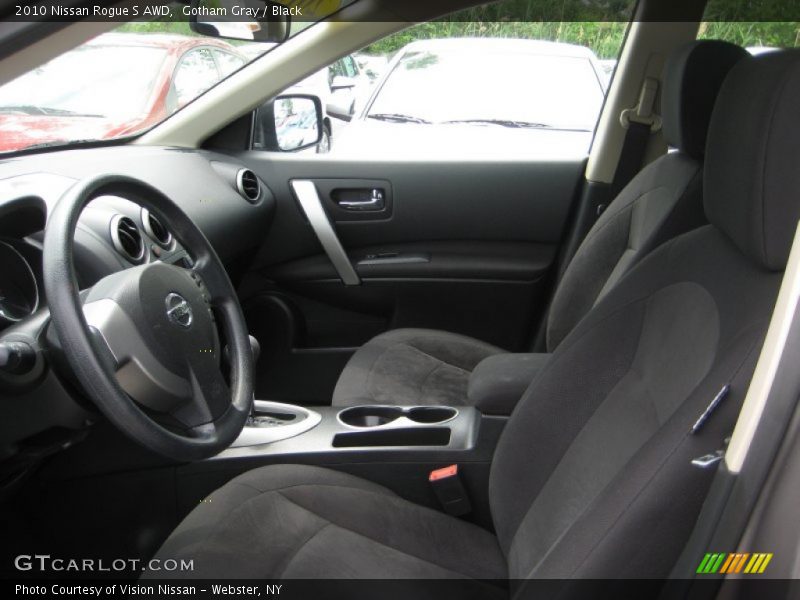 Gotham Gray / Black 2010 Nissan Rogue S AWD