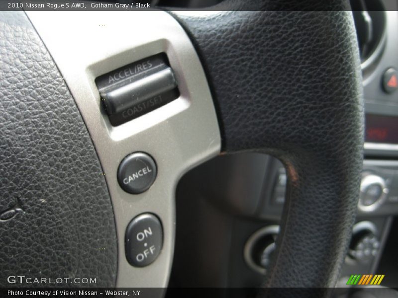 Gotham Gray / Black 2010 Nissan Rogue S AWD