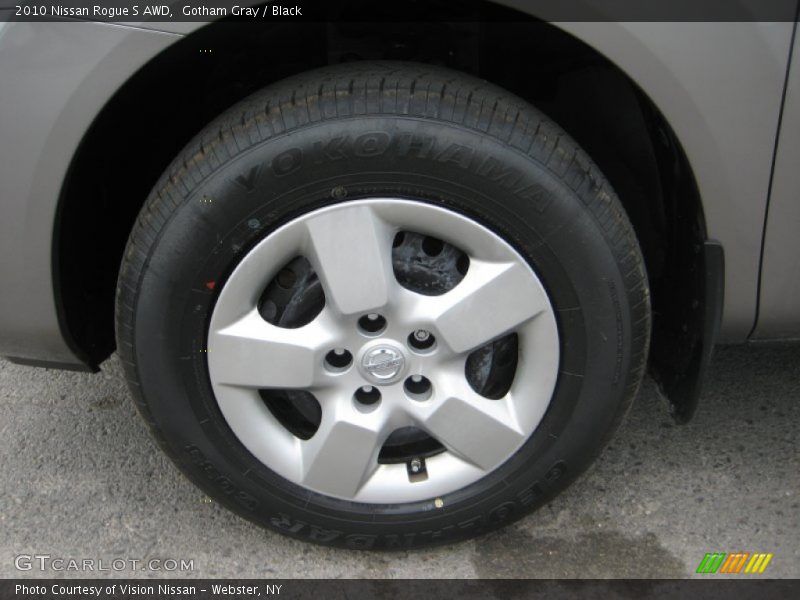 Gotham Gray / Black 2010 Nissan Rogue S AWD