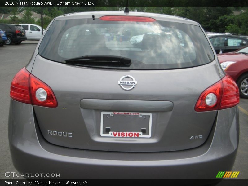 Gotham Gray / Black 2010 Nissan Rogue S AWD