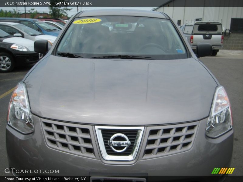 Gotham Gray / Black 2010 Nissan Rogue S AWD