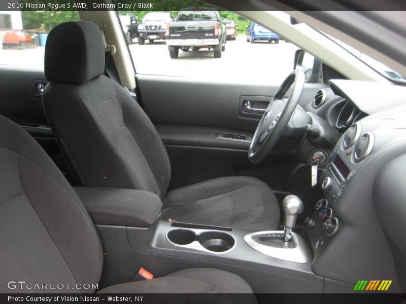 Gotham Gray / Black 2010 Nissan Rogue S AWD