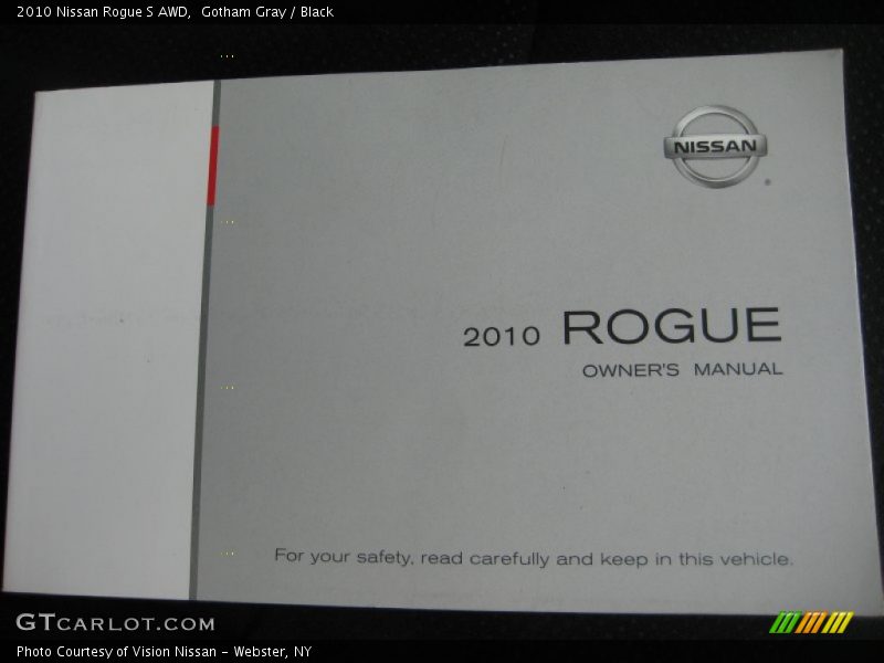 Gotham Gray / Black 2010 Nissan Rogue S AWD