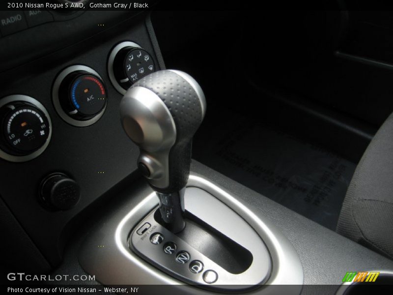 Gotham Gray / Black 2010 Nissan Rogue S AWD