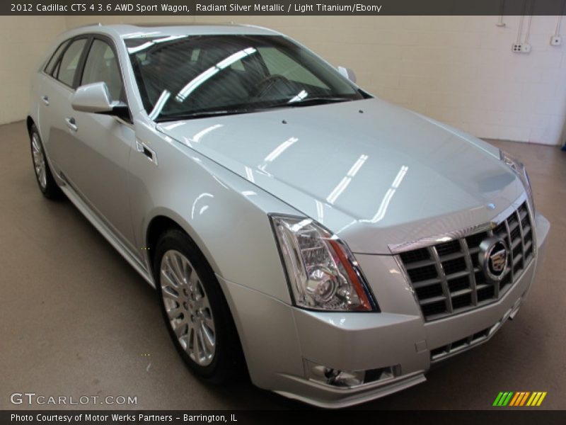 Radiant Silver Metallic / Light Titanium/Ebony 2012 Cadillac CTS 4 3.6 AWD Sport Wagon