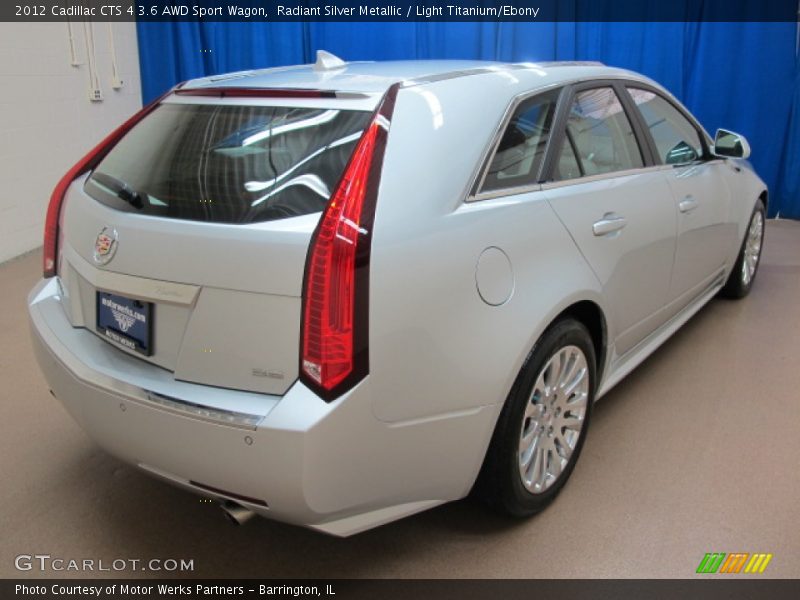 Radiant Silver Metallic / Light Titanium/Ebony 2012 Cadillac CTS 4 3.6 AWD Sport Wagon