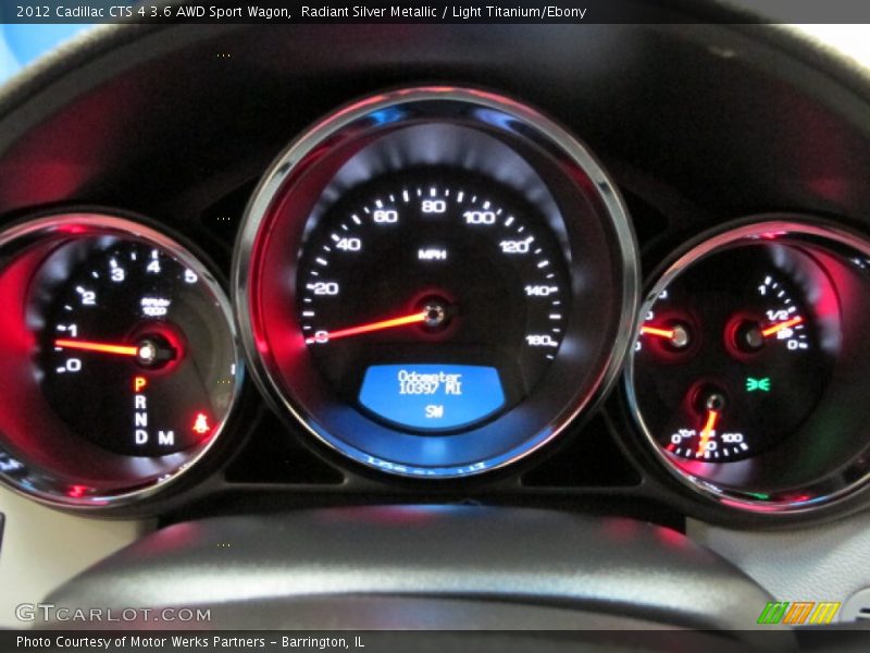 Radiant Silver Metallic / Light Titanium/Ebony 2012 Cadillac CTS 4 3.6 AWD Sport Wagon