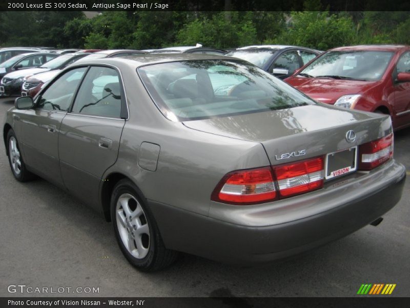 Antique Sage Pearl / Sage 2000 Lexus ES 300 Sedan