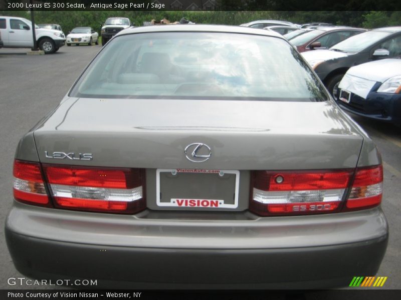 Antique Sage Pearl / Sage 2000 Lexus ES 300 Sedan