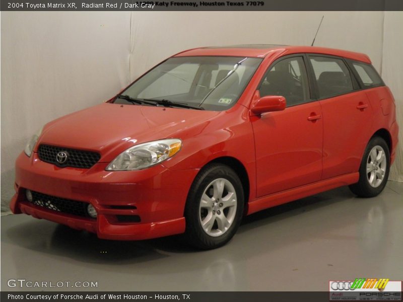 Radiant Red / Dark Gray 2004 Toyota Matrix XR