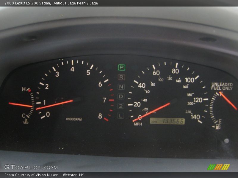  2000 ES 300 Sedan 300 Sedan Gauges