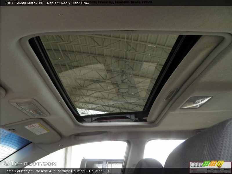 Radiant Red / Dark Gray 2004 Toyota Matrix XR