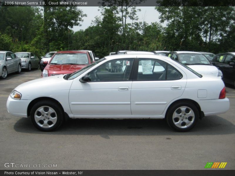 Cloud White / Charcoal 2006 Nissan Sentra 1.8