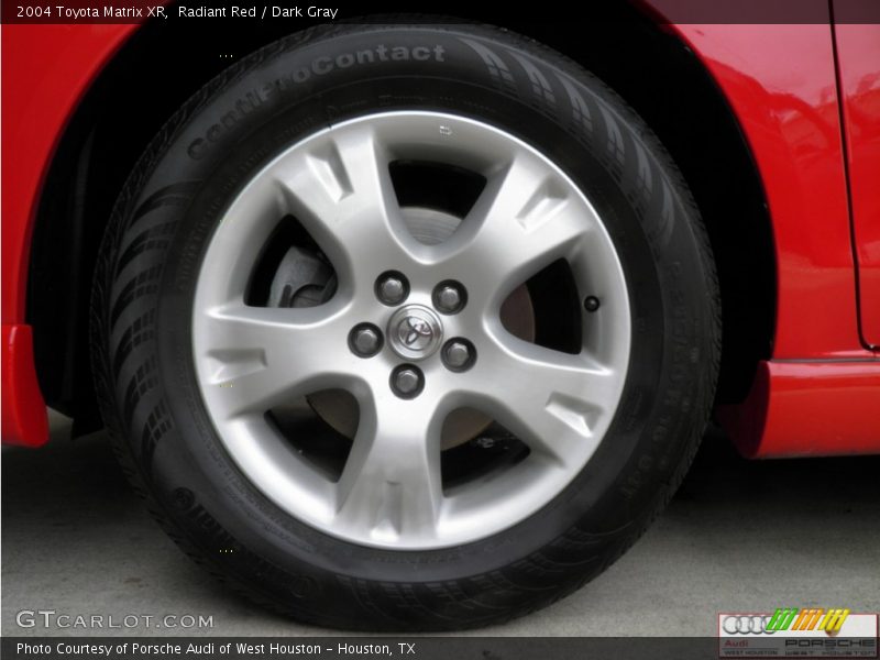Radiant Red / Dark Gray 2004 Toyota Matrix XR