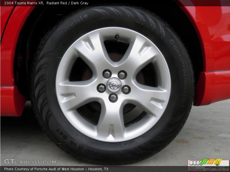 Radiant Red / Dark Gray 2004 Toyota Matrix XR