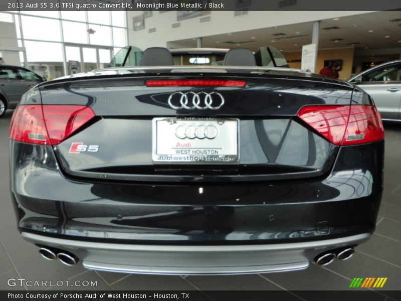 Moonlight Blue Metallic / Black 2013 Audi S5 3.0 TFSI quattro Convertible