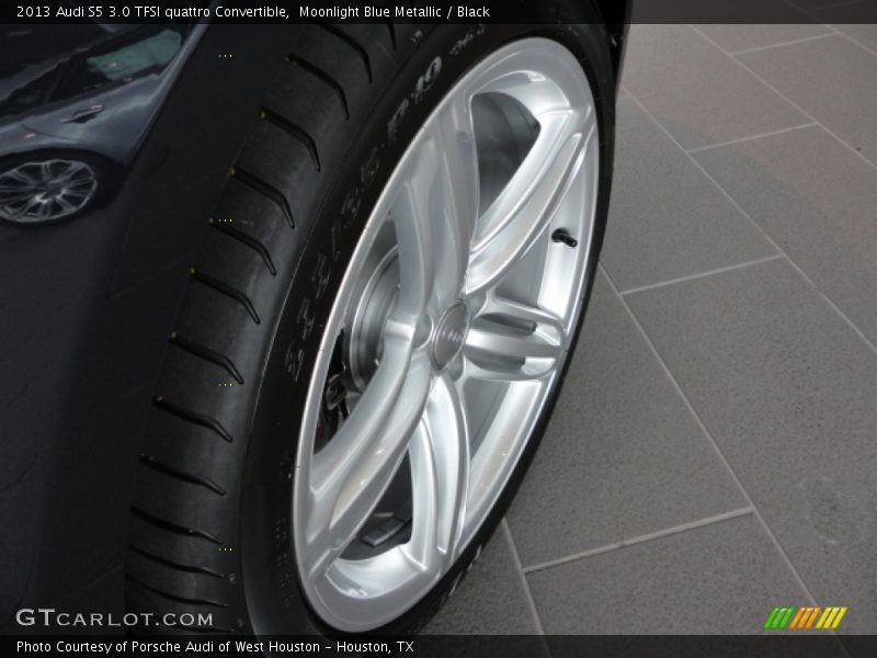 Moonlight Blue Metallic / Black 2013 Audi S5 3.0 TFSI quattro Convertible