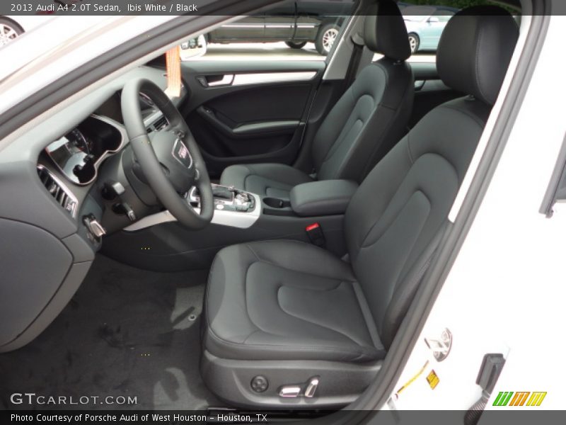 Front Seat of 2013 A4 2.0T Sedan