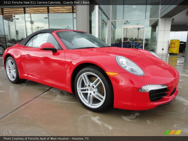 Front 3/4 View of 2012 New 911 Carrera Cabriolet