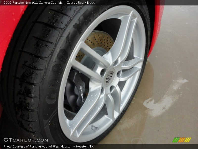 Guards Red / Black 2012 Porsche New 911 Carrera Cabriolet