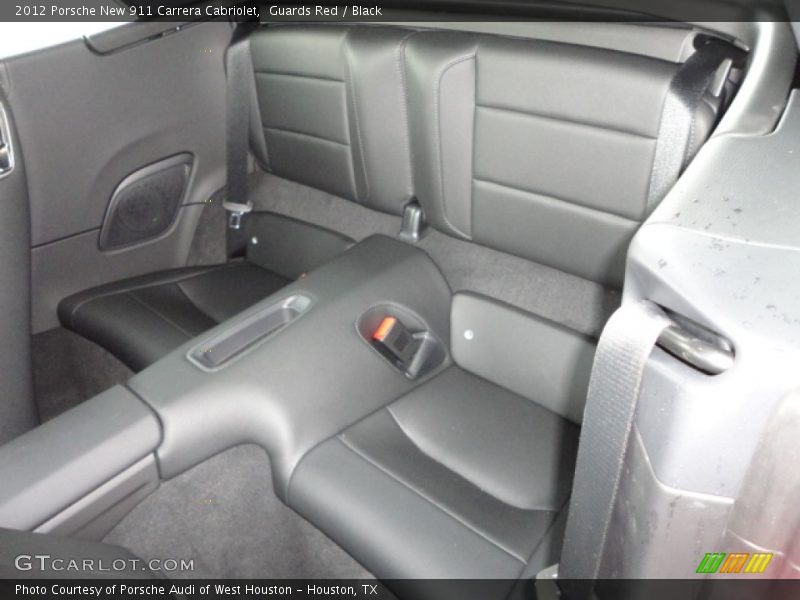  2012 New 911 Carrera Cabriolet Black Interior