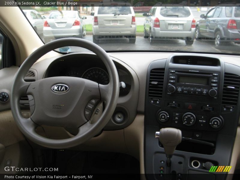 Glacier Blue / Beige 2007 Kia Sedona LX