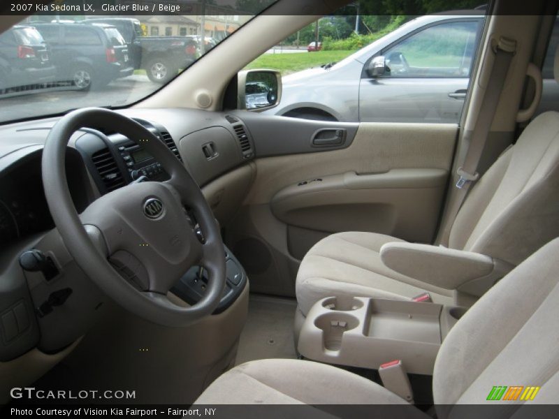 Glacier Blue / Beige 2007 Kia Sedona LX