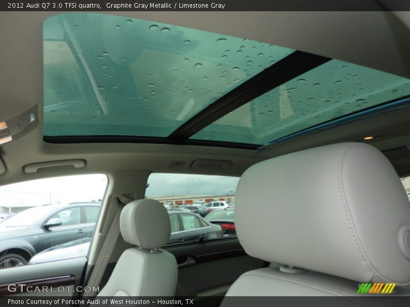 Sunroof of 2012 Q7 3.0 TFSI quattro