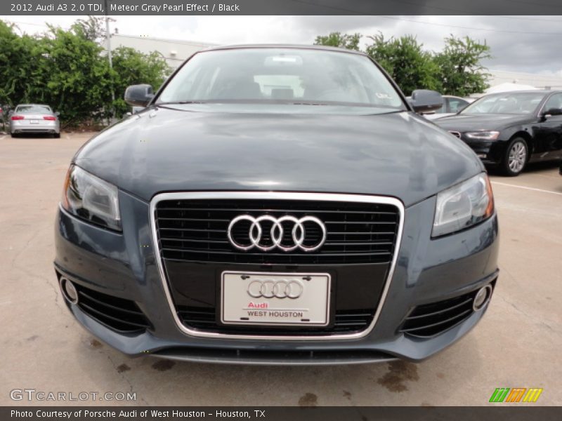 Meteor Gray Pearl Effect / Black 2012 Audi A3 2.0 TDI