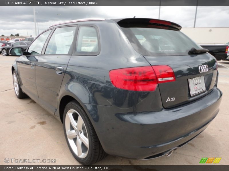 Meteor Gray Pearl Effect / Black 2012 Audi A3 2.0 TDI