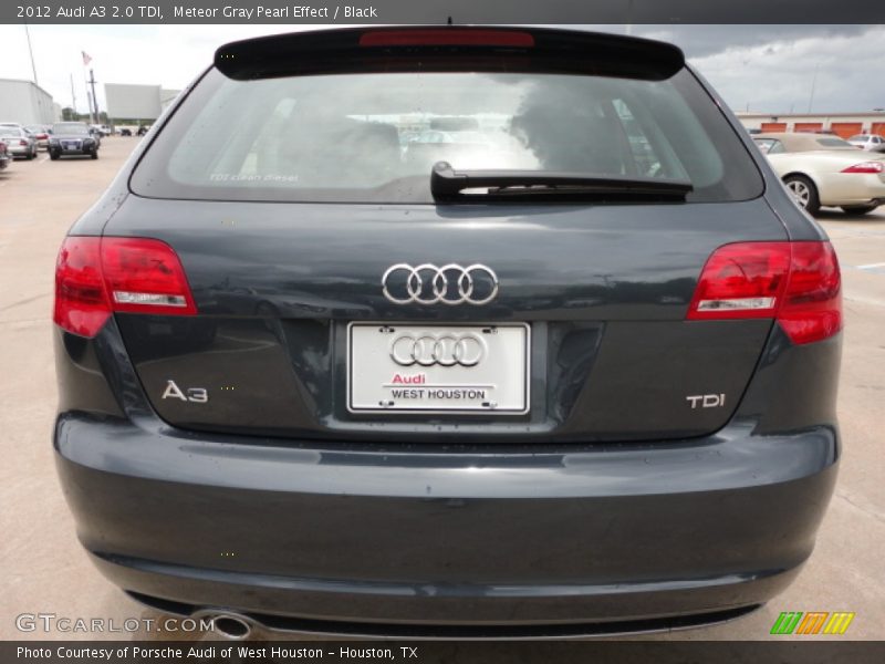 Meteor Gray Pearl Effect / Black 2012 Audi A3 2.0 TDI