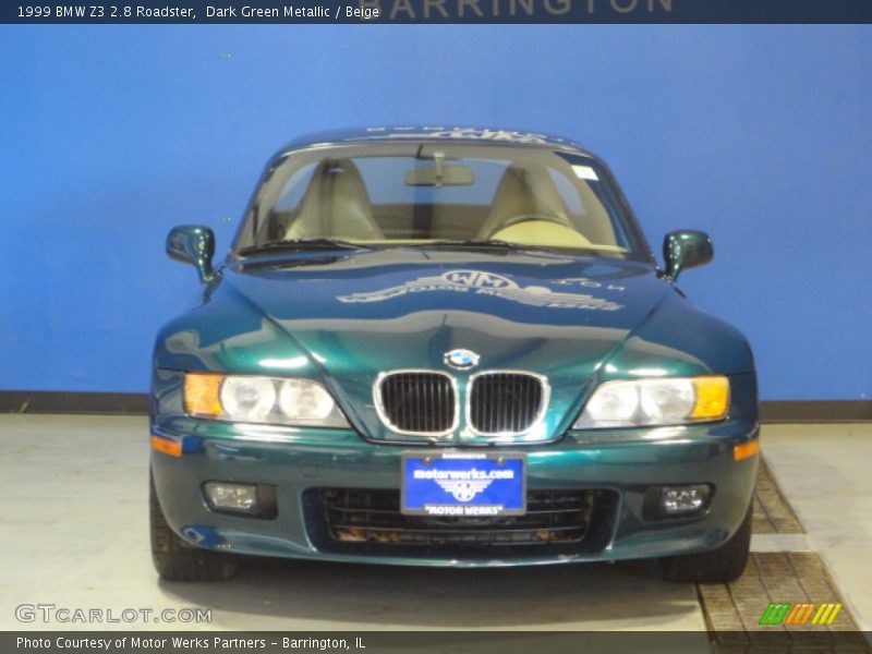 Dark Green Metallic / Beige 1999 BMW Z3 2.8 Roadster