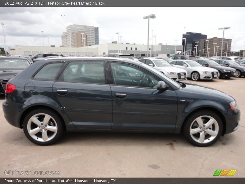 Meteor Gray Pearl Effect / Black 2012 Audi A3 2.0 TDI