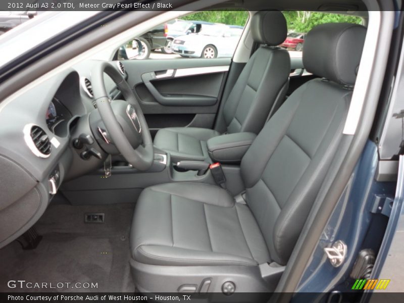 Meteor Gray Pearl Effect / Black 2012 Audi A3 2.0 TDI
