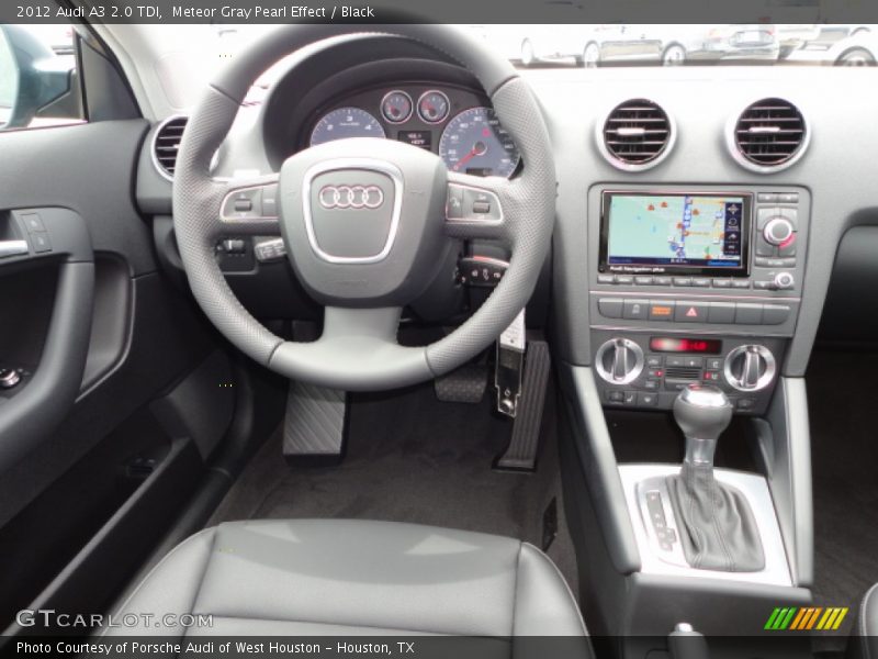 Meteor Gray Pearl Effect / Black 2012 Audi A3 2.0 TDI