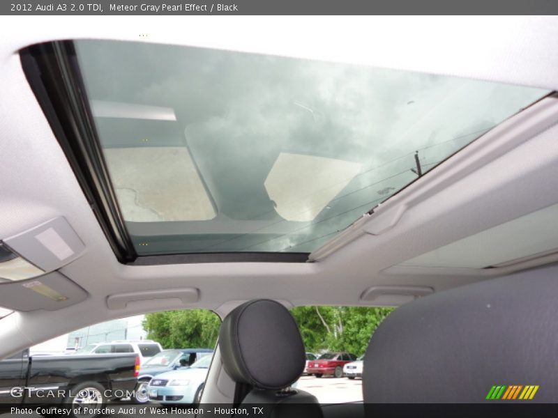 Meteor Gray Pearl Effect / Black 2012 Audi A3 2.0 TDI