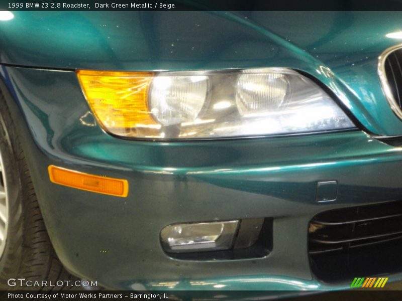 Dark Green Metallic / Beige 1999 BMW Z3 2.8 Roadster