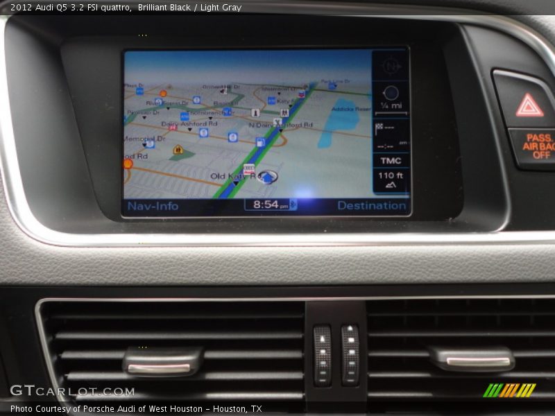 Brilliant Black / Light Gray 2012 Audi Q5 3.2 FSI quattro