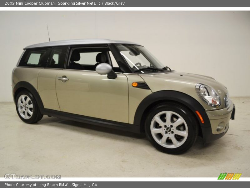 Sparkling Silver Metallic / Black/Grey 2009 Mini Cooper Clubman