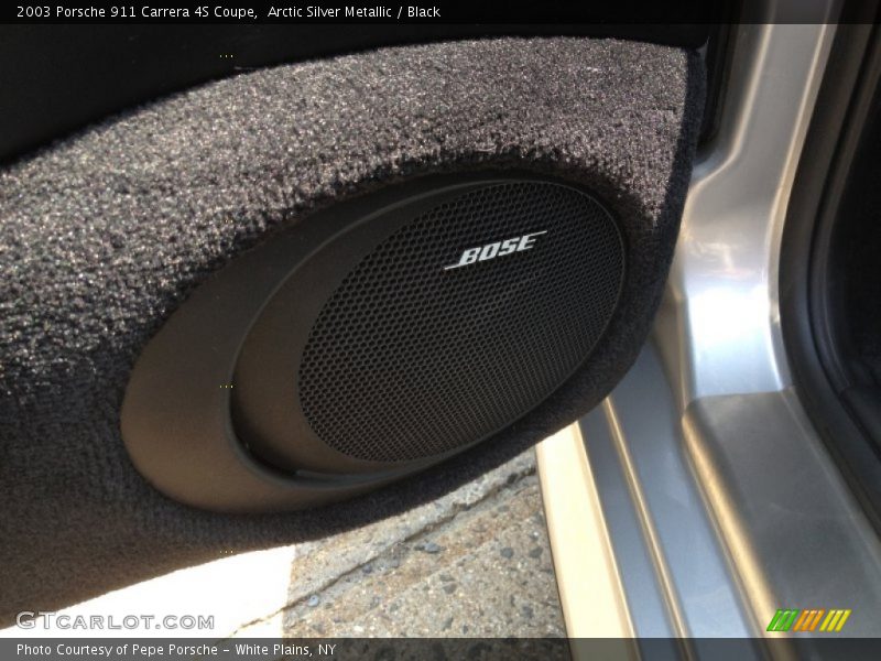 Arctic Silver Metallic / Black 2003 Porsche 911 Carrera 4S Coupe